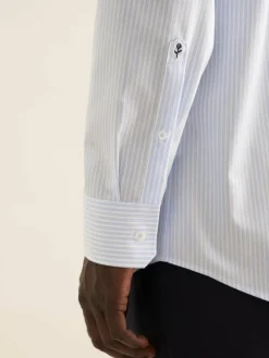 Seidensticker Hemden<Herren Business Hemd - Regular 1/1 hellblau gestreift