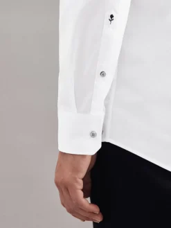Seidensticker Hemden<Herren Business Hemd - Regular 1/1 weiß uni