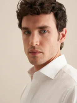 Seidensticker Hemden<Herren Business Hemd - Regular 1/1 weiß uni