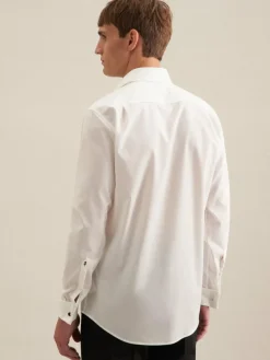 Seidensticker Hemden<Herren Business Hemd - Regular Langarm ecru uni