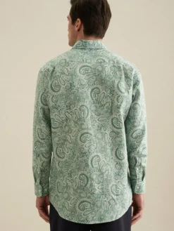 Seidensticker Hemden<Herren Business Hemd - Regular 1/1 grün gemustert