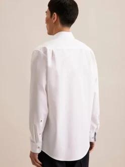 Seidensticker Hemden<Herren Business Hemd - Regular 1/1 weiß uni