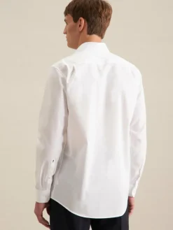 Seidensticker Hemden<Herren Business Hemd - Regular 1/1 Extra lang weiß uni