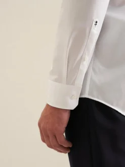 Seidensticker Hemden<Herren Business Hemd - Regular 1/1 Extra lang weiß uni