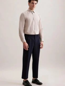 Seidensticker Hemden<Herren Business Hemd - Regular 1/1 Extra lang sand uni