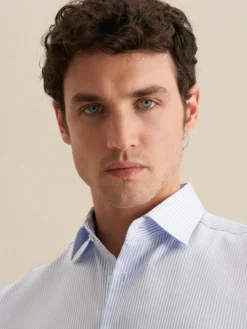 Seidensticker Hemden<Herren Business Hemd - Regular 1/1 hellblau gestreift