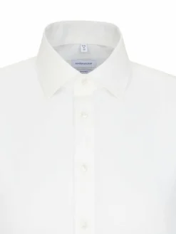 Seidensticker Hemden<Herren Business Hemd - Shaped Langarm ecru uni