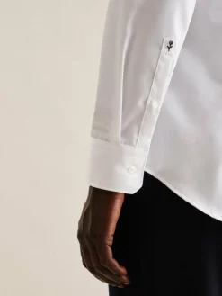 Seidensticker Hemden<Herren Business Hemd - Shaped 1/1 Extra lang weiß uni