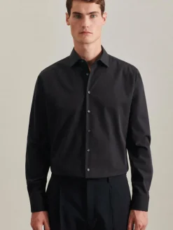 Herren Seidensticker Hemden>Herren Business Hemd - Shaped Langarm