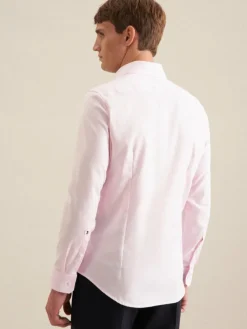 Herren Seidensticker Hemden>Herren Business Hemd - Slim Langarm