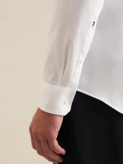 Seidensticker Hemden<Herren Business Hemd - Slim Langarm weiß uni