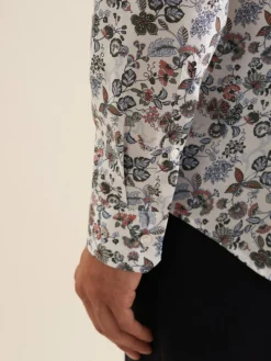 Seidensticker Hemden<Herren Business Hemd - Slim 1/1 orange bedruckt