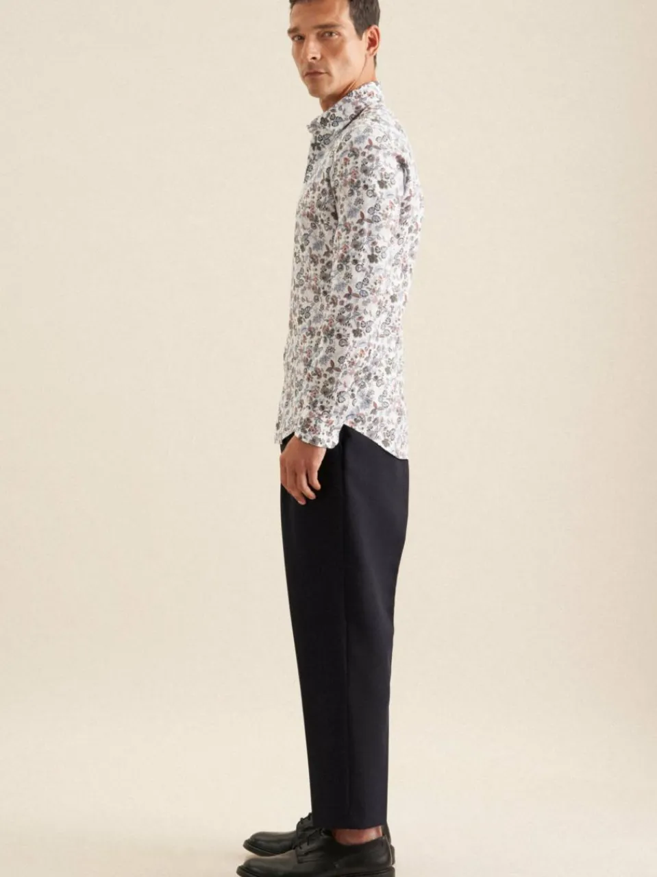 Seidensticker Hemden<Herren Business Hemd - Slim 1/1 orange bedruckt