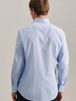 Herren Seidensticker Hemden>Herren Business Hemd - Slim Langarm