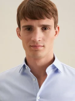 Seidensticker Hemden<Herren Business Hemd - Slim 1/1 blau uni