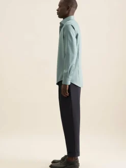 Seidensticker Hemden<Herren Business Hemd - X-Slim 1/1 grün uni