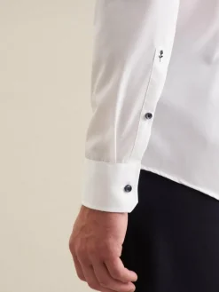 Seidensticker Hemden<Herren Business Hemd - X-Slim Langarm weiß uni