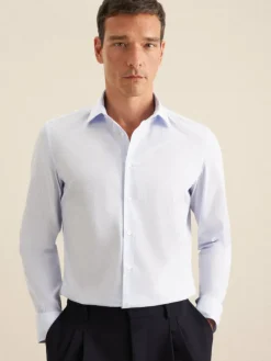 Seidensticker Hemden<Herren Business Hemd - X-Slim 1/1 hellblau bedruckt