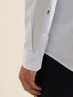 Seidensticker Hemden<Herren Business Hemd - X-Slim 1/1 hellblau bedruckt