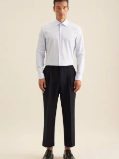 Seidensticker Hemden<Herren Business Hemd - X-Slim 1/1 hellblau bedruckt