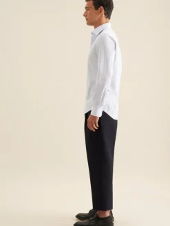 Seidensticker Hemden<Herren Business Hemd - X-Slim 1/1 hellblau bedruckt