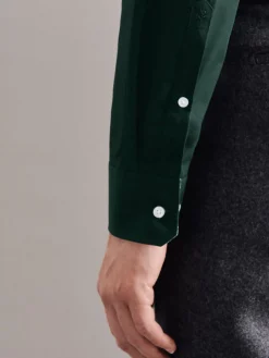 Seidensticker Hemden<Herren Business Hemd - X-Slim Langarm grün uni