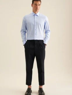 Seidensticker Hemden<Herren Business Hemd - X-Slim 1/1 blau uni