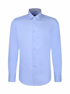 Seidensticker Hemden<Herren Business Hemd - X-Slim 1/1 blau uni
