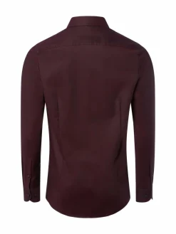 OLYMP Level Five Hemden<Herren Businesshemd aubergine uni