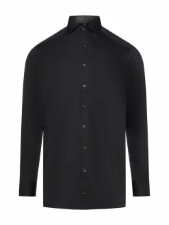 OLYMP Luxor modern fit Hemden<Herren Businesshemd schwarz uni