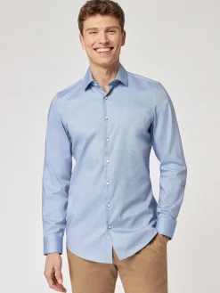 Roy Robson Hemden<Herren Businesshemd hellblau uni