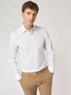 Roy Robson Hemden<Herren Businesshemd weiß uni