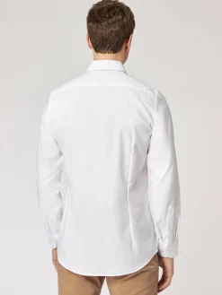 Roy Robson Hemden<Herren Businesshemd weiß uni