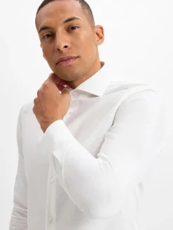 JOOP! Hemden<Herren Businesshemd - Pares weiß uni