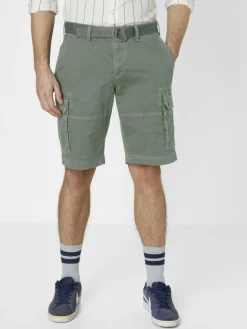 Redpoint Hosen<Herren Cargobermuda - OTTAWA Comfort Fit oliv uni