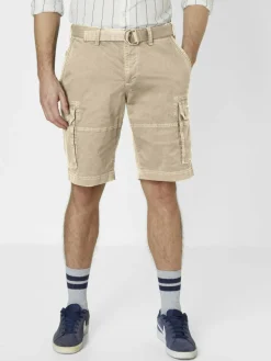 Redpoint Hosen<Herren Cargobermuda - OTTAWA Comfort Fit beige uni