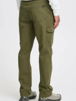BLEND Hosen<Herren Cargohose - BHEDNAN oliv uni