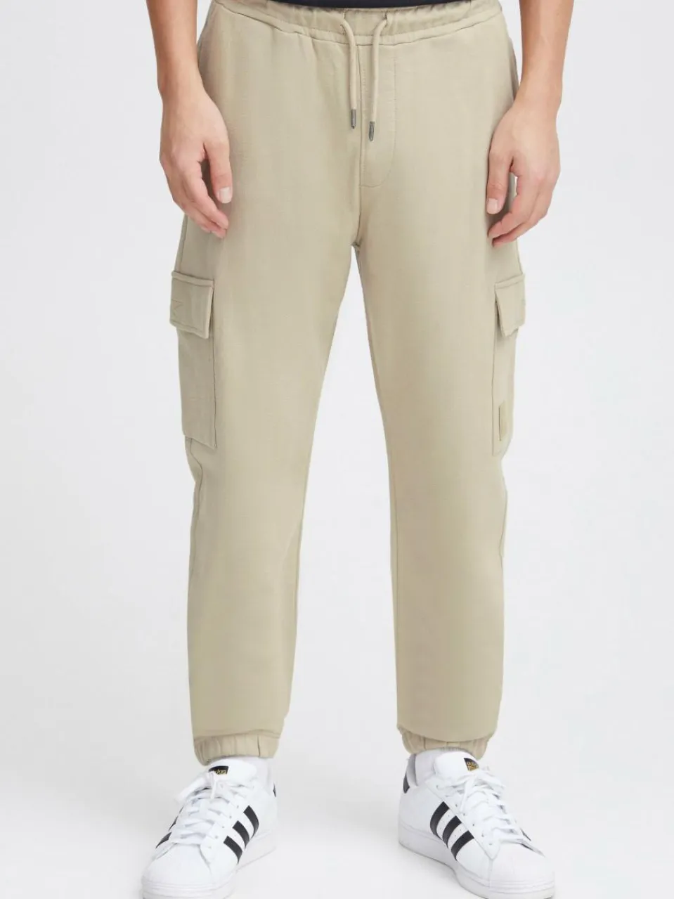 BLEND Hosen<Herren Cargohose - BHSweatpant beige uni
