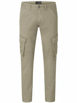 Redpoint Hosen<Herren Cargohose - MONCTON Straight Fit beige uni