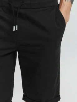 11 Project Hosen<Herren Cargoshorts - PRLinos schwarz uni