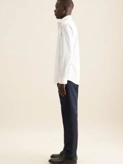 Seidensticker Hemden<Herren Casual Hemd - Slim 1/1 hellblau gestreift