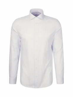 Seidensticker Hemden<Herren Casual Hemd - Slim 1/1 hellblau gestreift