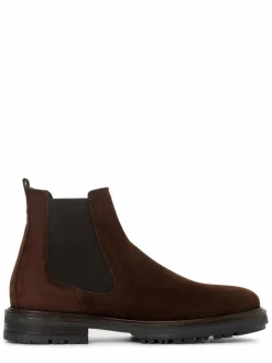 Marc O'Polo Boots & Stiefeletten<Herren Chelsea Boots aus Leder schoko schwarz uni