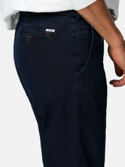 MEYER Hosen<Herren Chino - Bonn blau uni