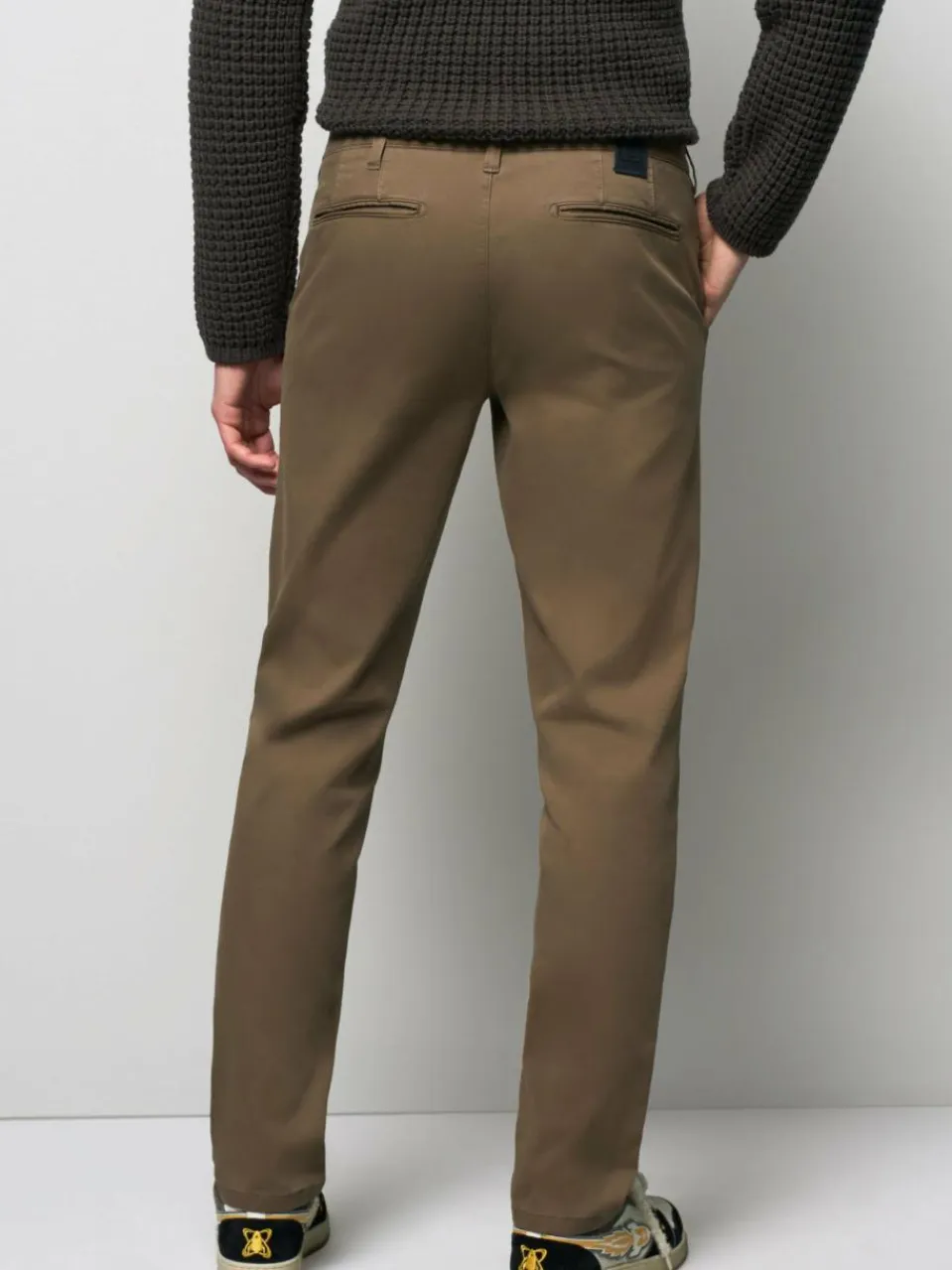 MEYER Hosen<Herren Chino - M5 braun uni