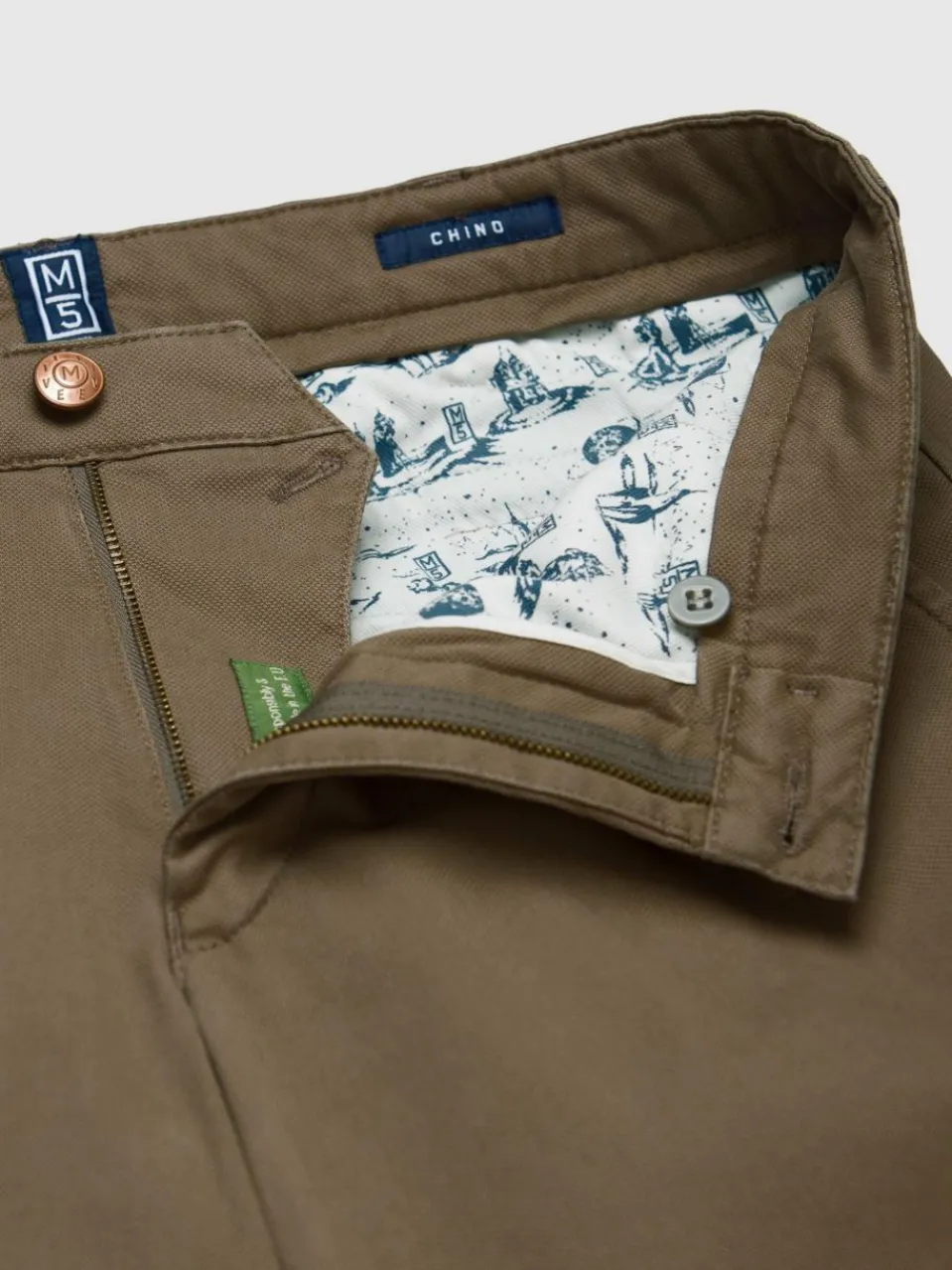 MEYER Hosen<Herren Chino - M5 braun uni