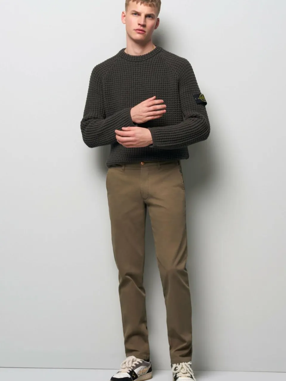 MEYER Hosen<Herren Chino - M5 braun uni