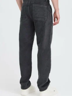 BLEND Hosen<Herren Chinohose - BHMADDOX-Cord grau strukturiert