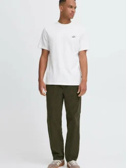 BLEND Hosen<Herren Chinohose - BHMalvin-Cord grün strukturiert