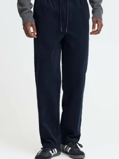 BLEND Hosen<Herren Chinohose - BHMalvin-Cord blau strukturiert